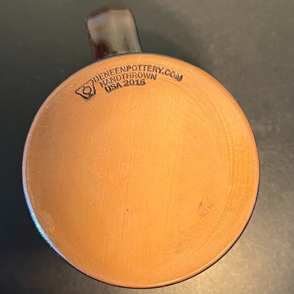 DENEEN POTTERY Handcrafted Mug THE COTTON PALACE BED & BREAKFAST Waco, Texas - Picture 12 of 13